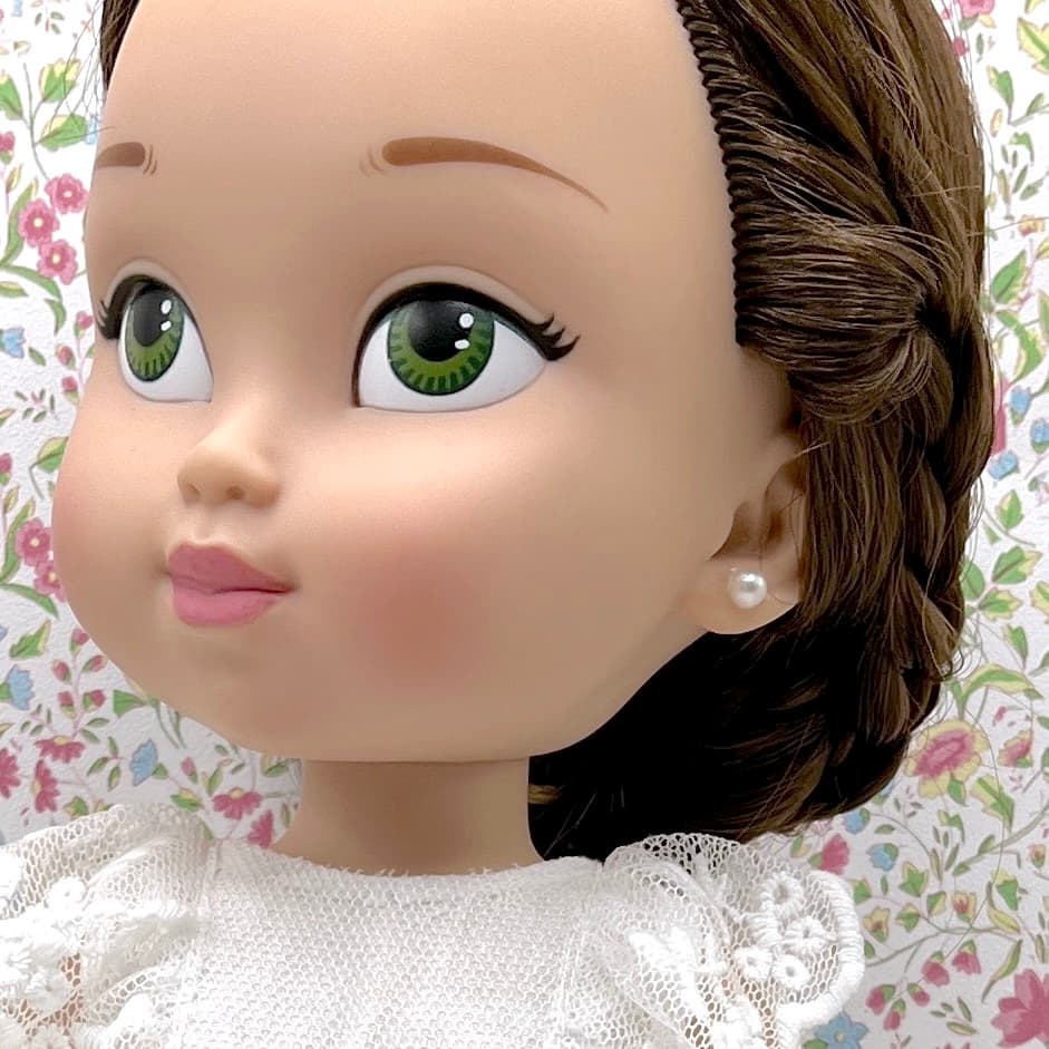 Moño trenzado - peinado muñeca