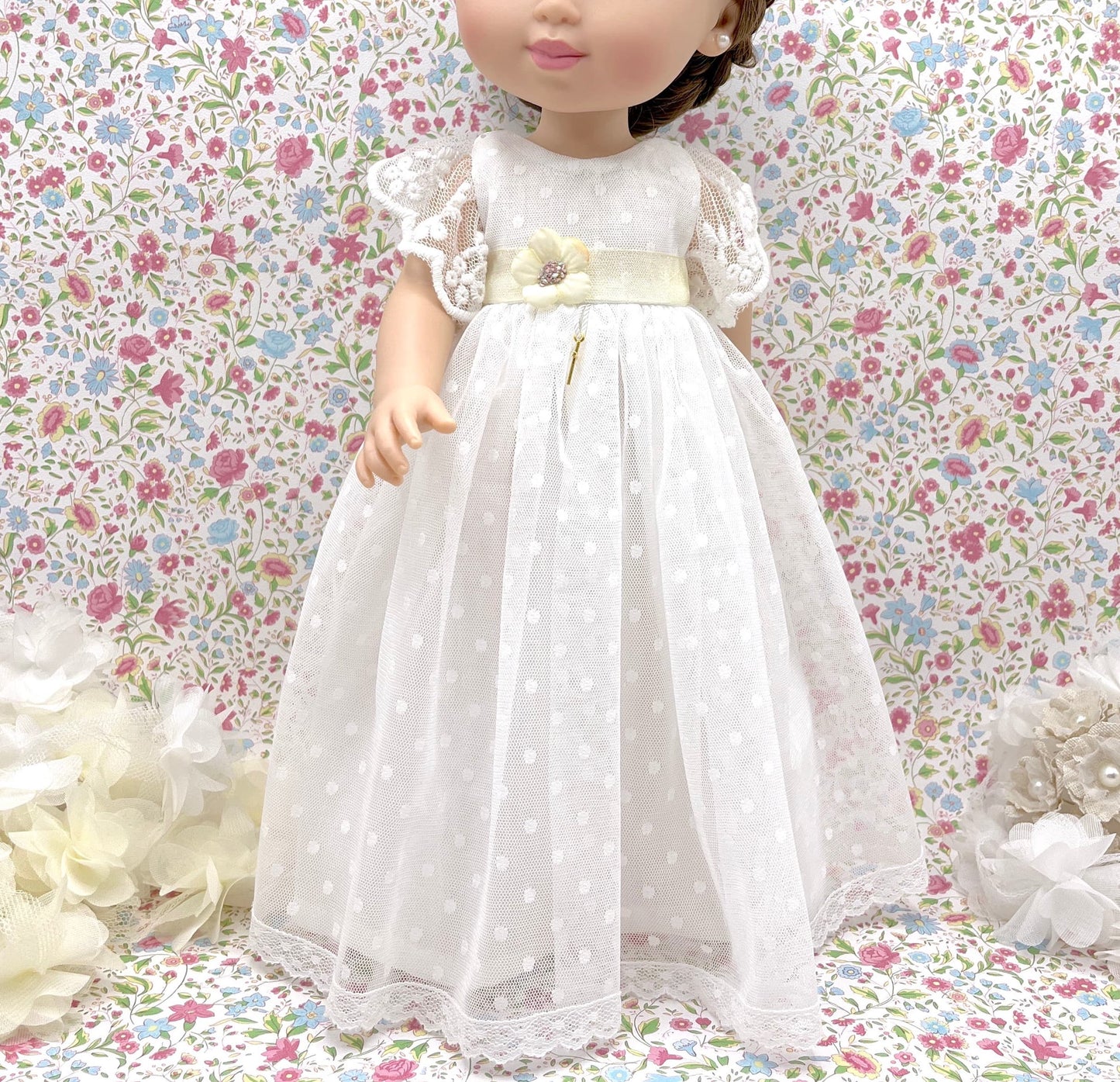 Vestido comunión muñeca June