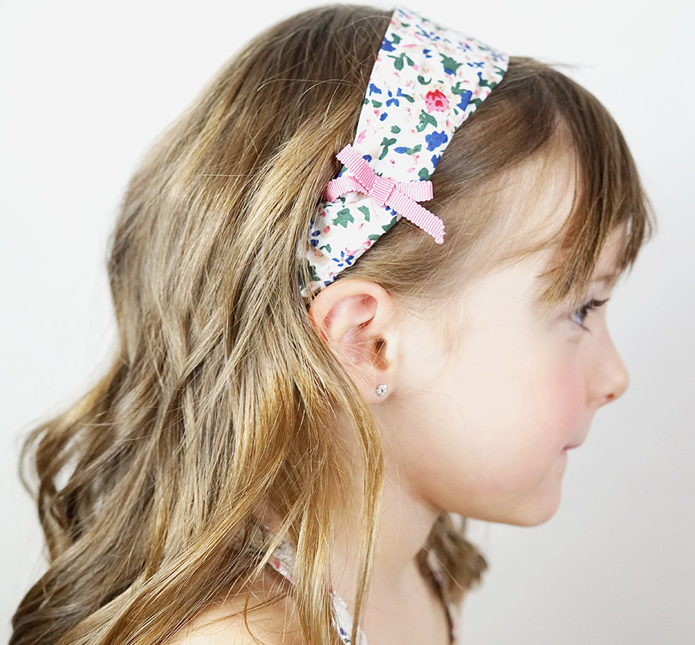 Faixas de cabelo de flores – pacote com 2