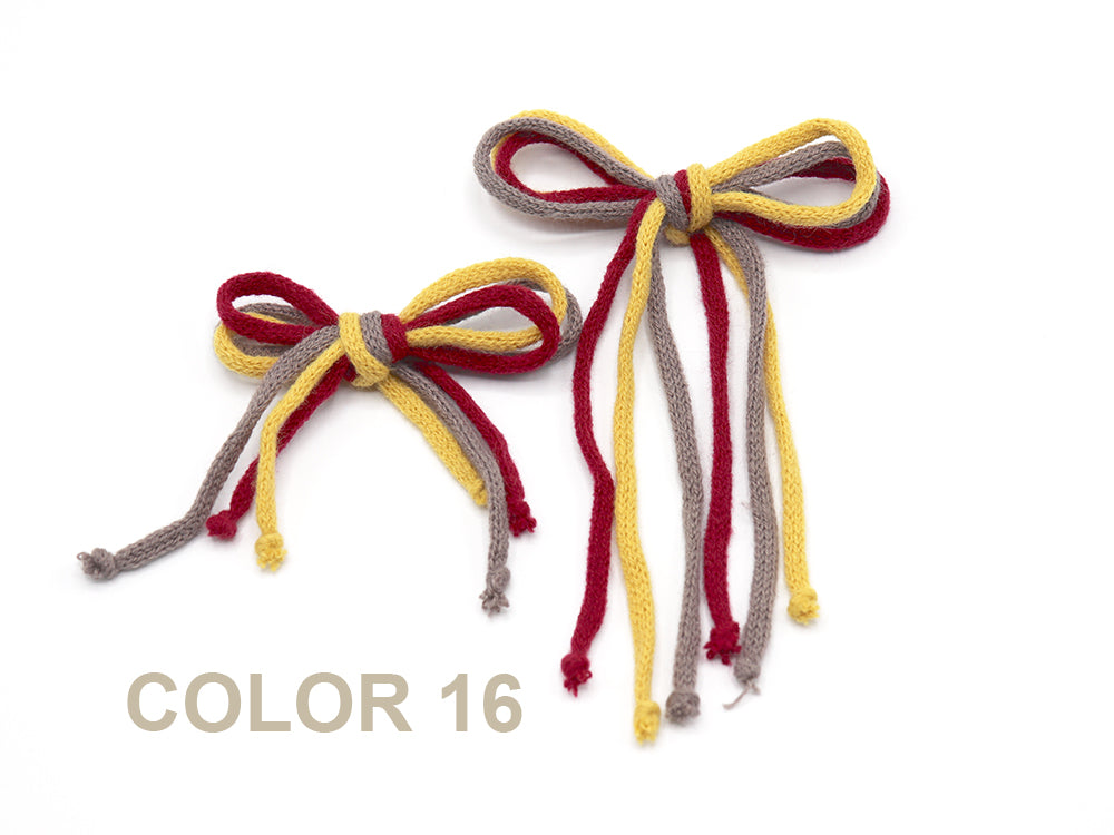Cordones finos para el pelo – 17 combinaciones.
