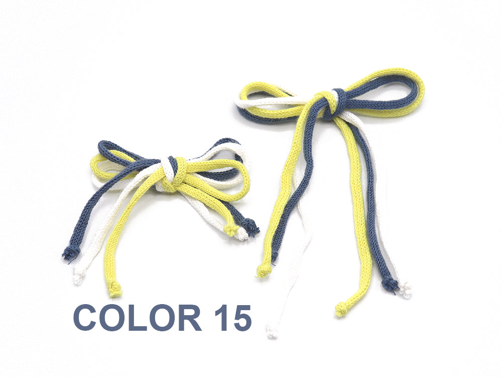 Cordones finos para el pelo – 17 combinaciones.