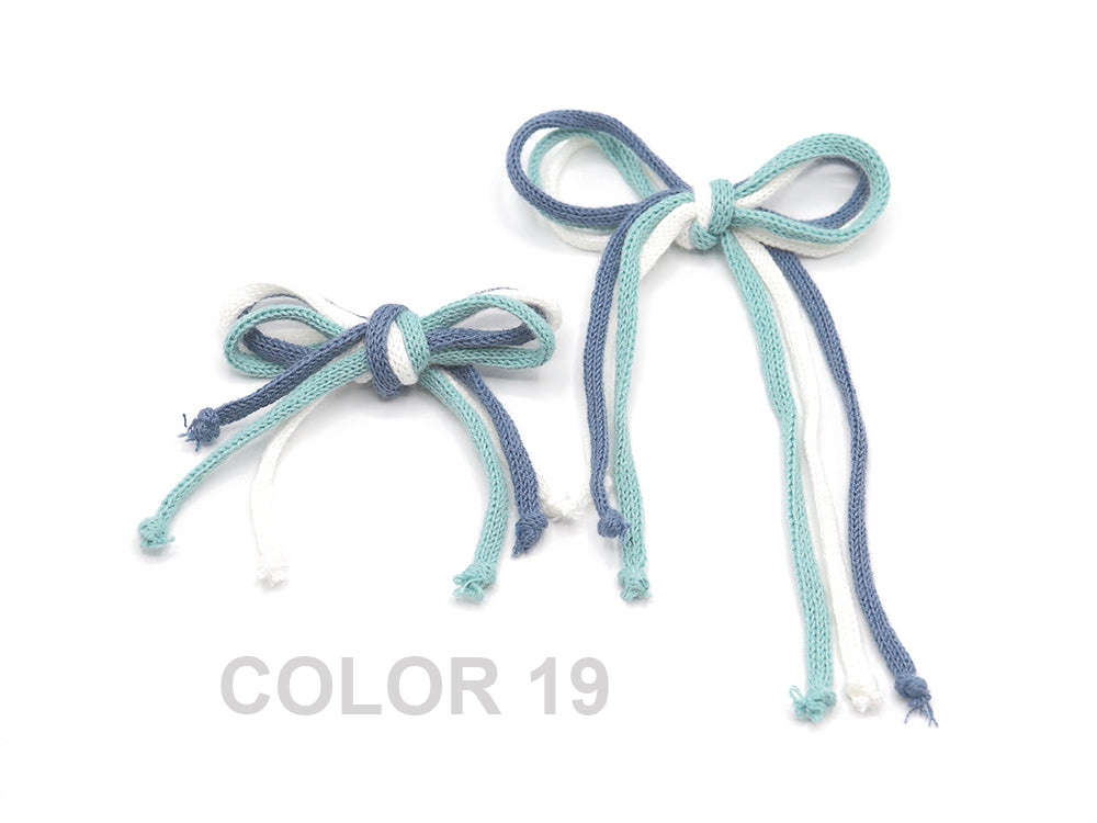 Cordones finos para el pelo – 17 combinaciones.