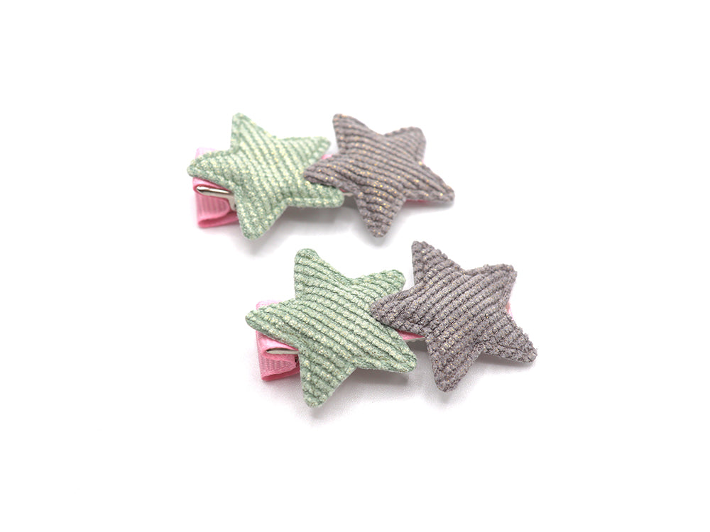 Pinça 2 estrelas (3 cores)