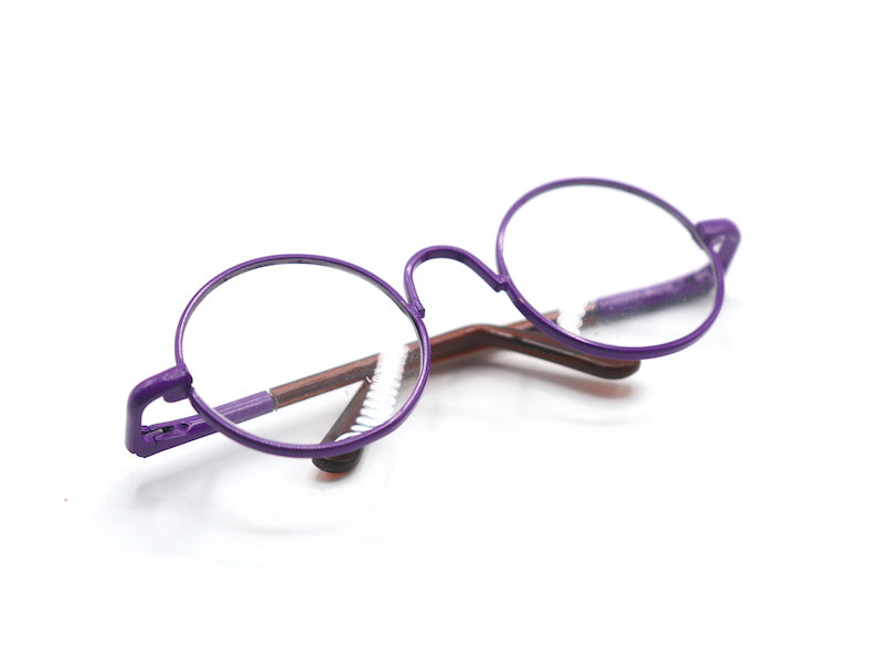 Gafas de juguete en morado para muñeca