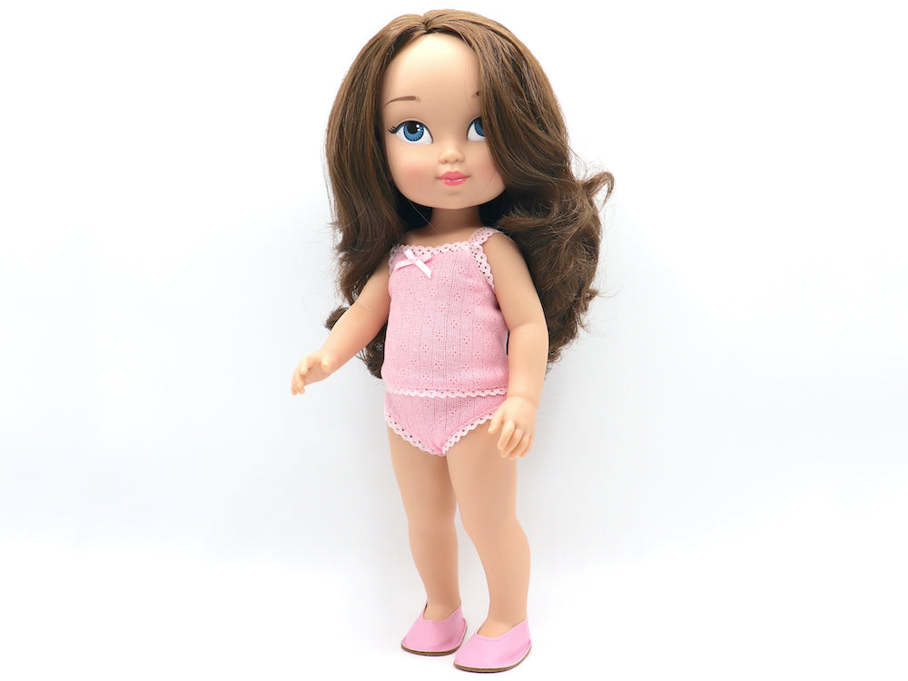 Muñeca morena de ojos azules My little twin