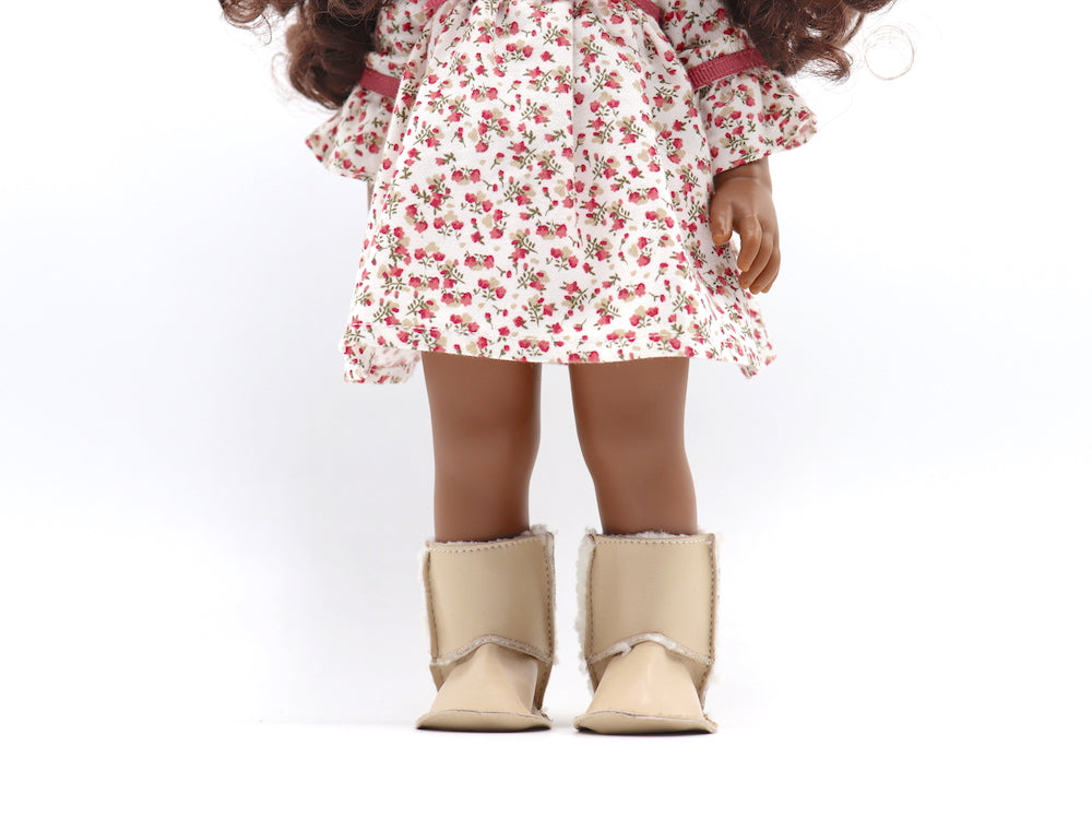 Botita australiana en crema – Muñeca