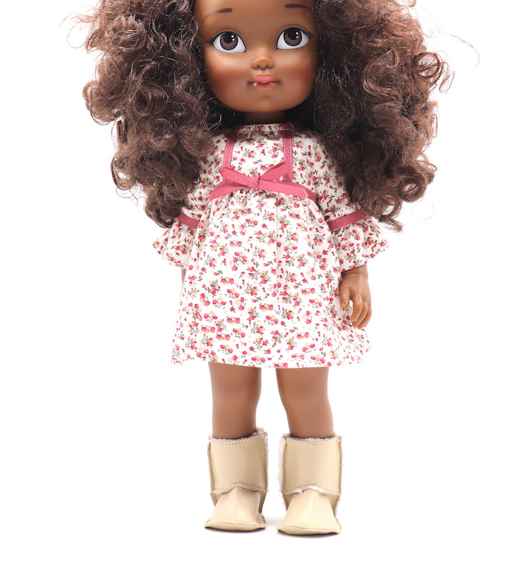 Botita australiana en crema – Muñeca