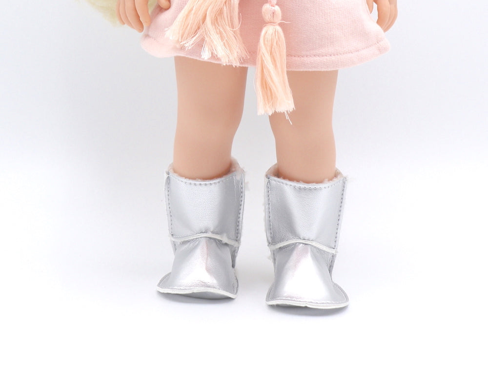 Botita australiana en plata – Muñeca