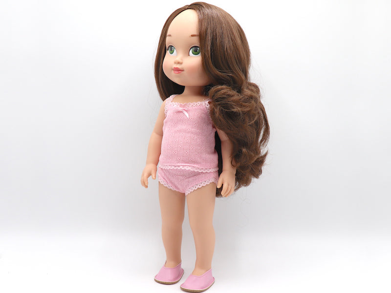 Muñeca morena de ojos verdes My little twin
