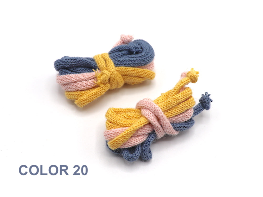 Cordones finos para el pelo – 17 combinaciones.