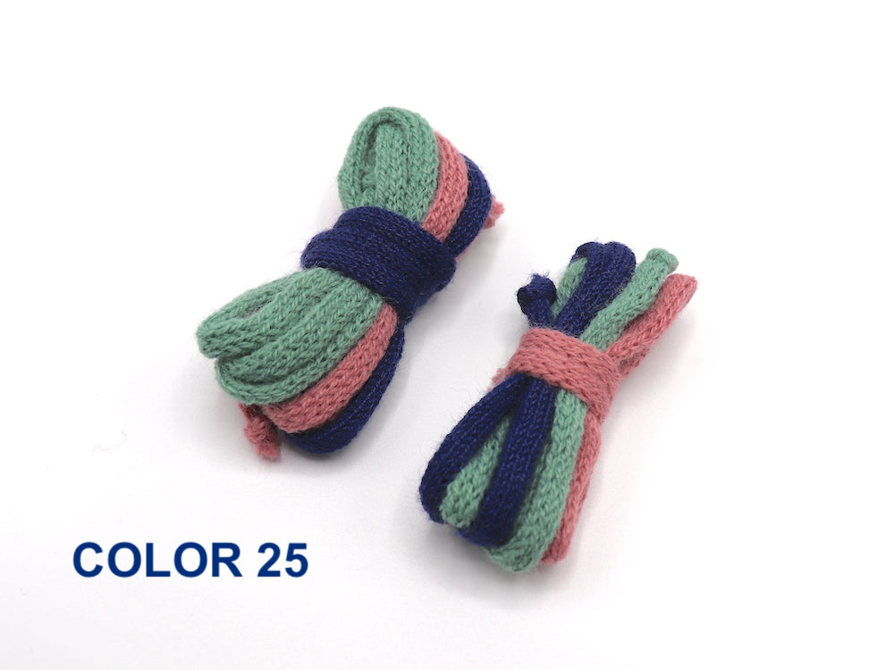 Cordones finos para el pelo – 17 combinaciones.