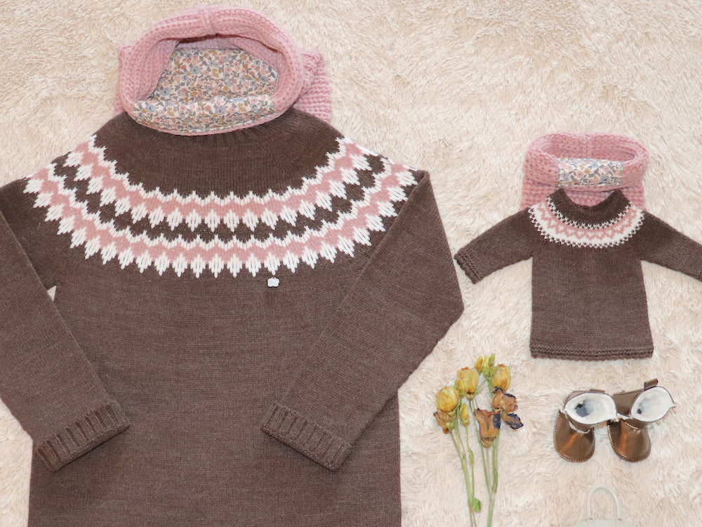 Gola tricotada infantil - 3 cores