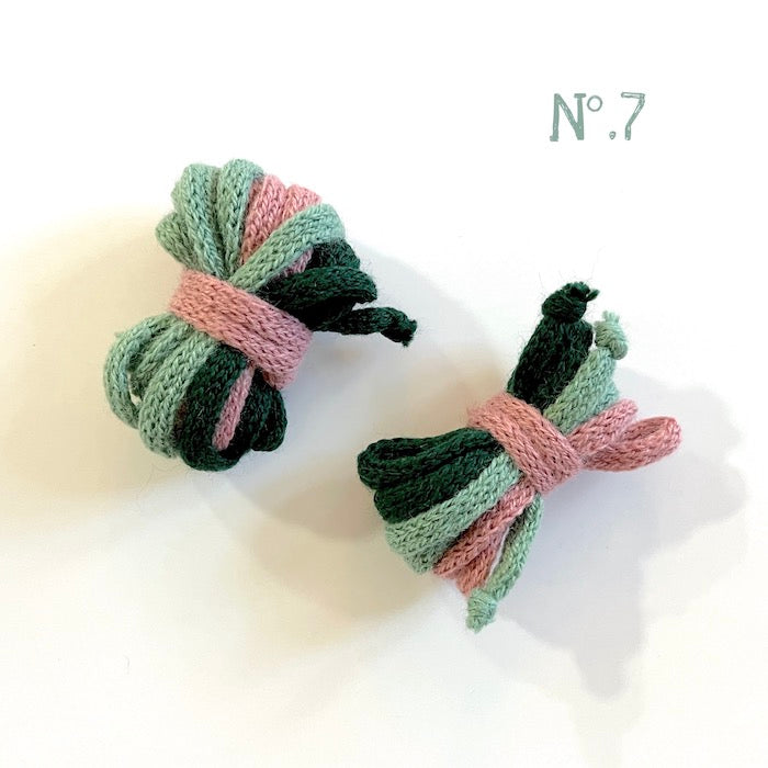 Cordones finos para el pelo – 17 combinaciones.