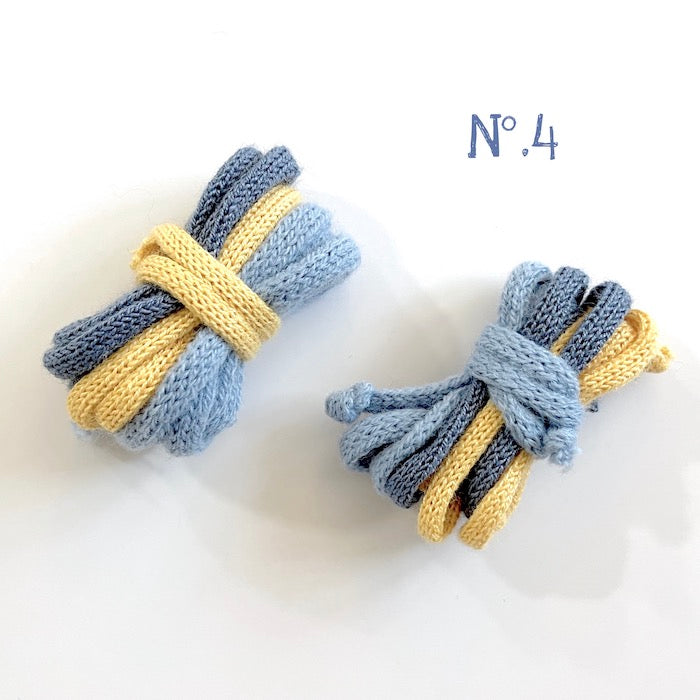 Cordones finos para el pelo – 17 combinaciones.
