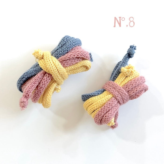 Cordones finos para el pelo – 17 combinaciones.
