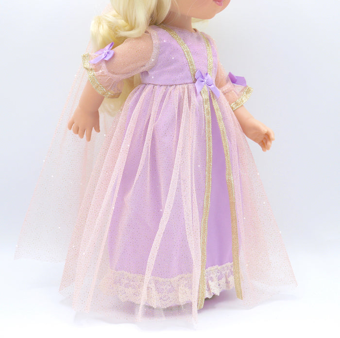 Vestido de princesa para boneca