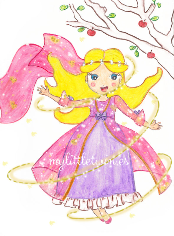 Vestido de princesa para boneca