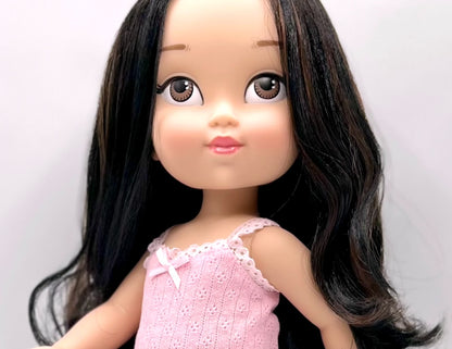 Custom doll dark brunette - Violet