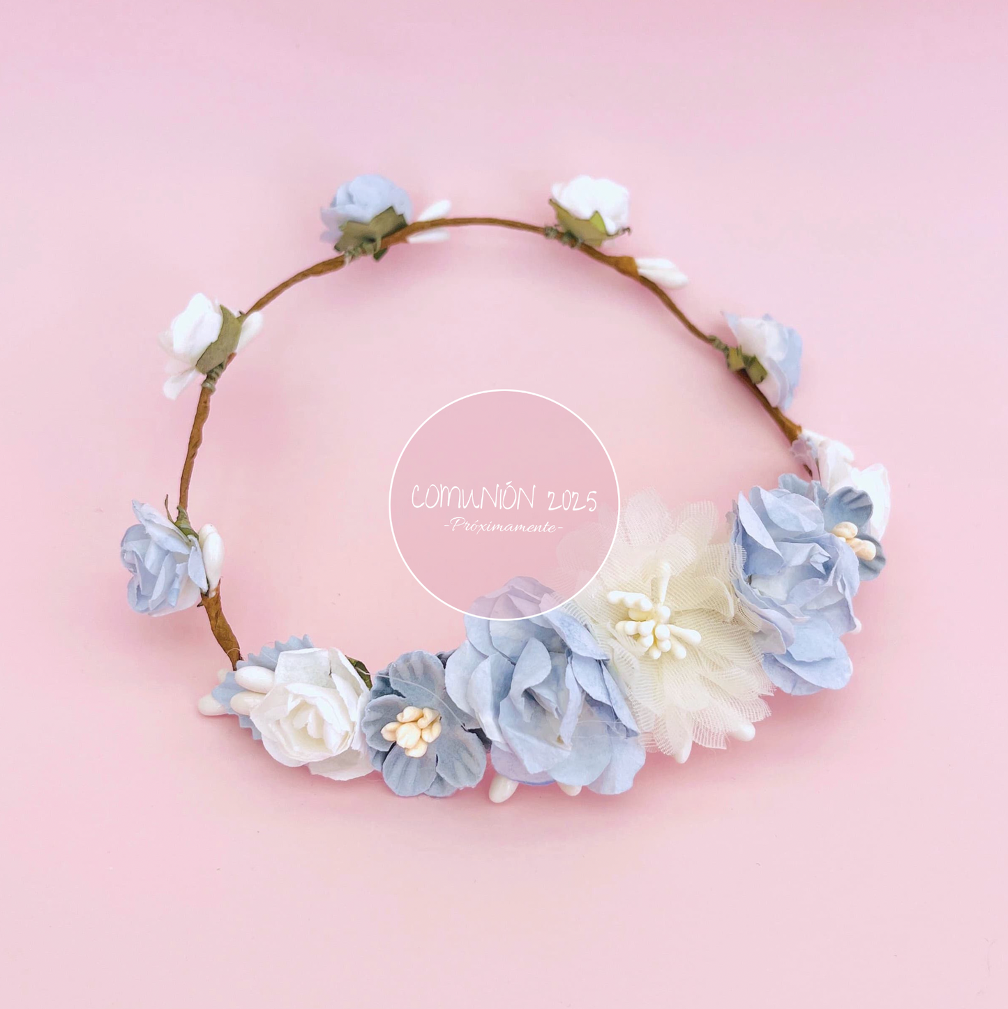 IMPERIAL doll crown - light blue