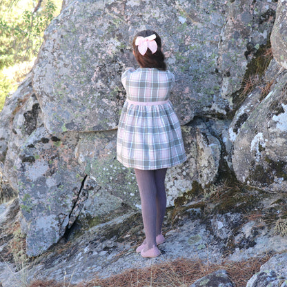 MONTALLEGRO plaid dress - girl