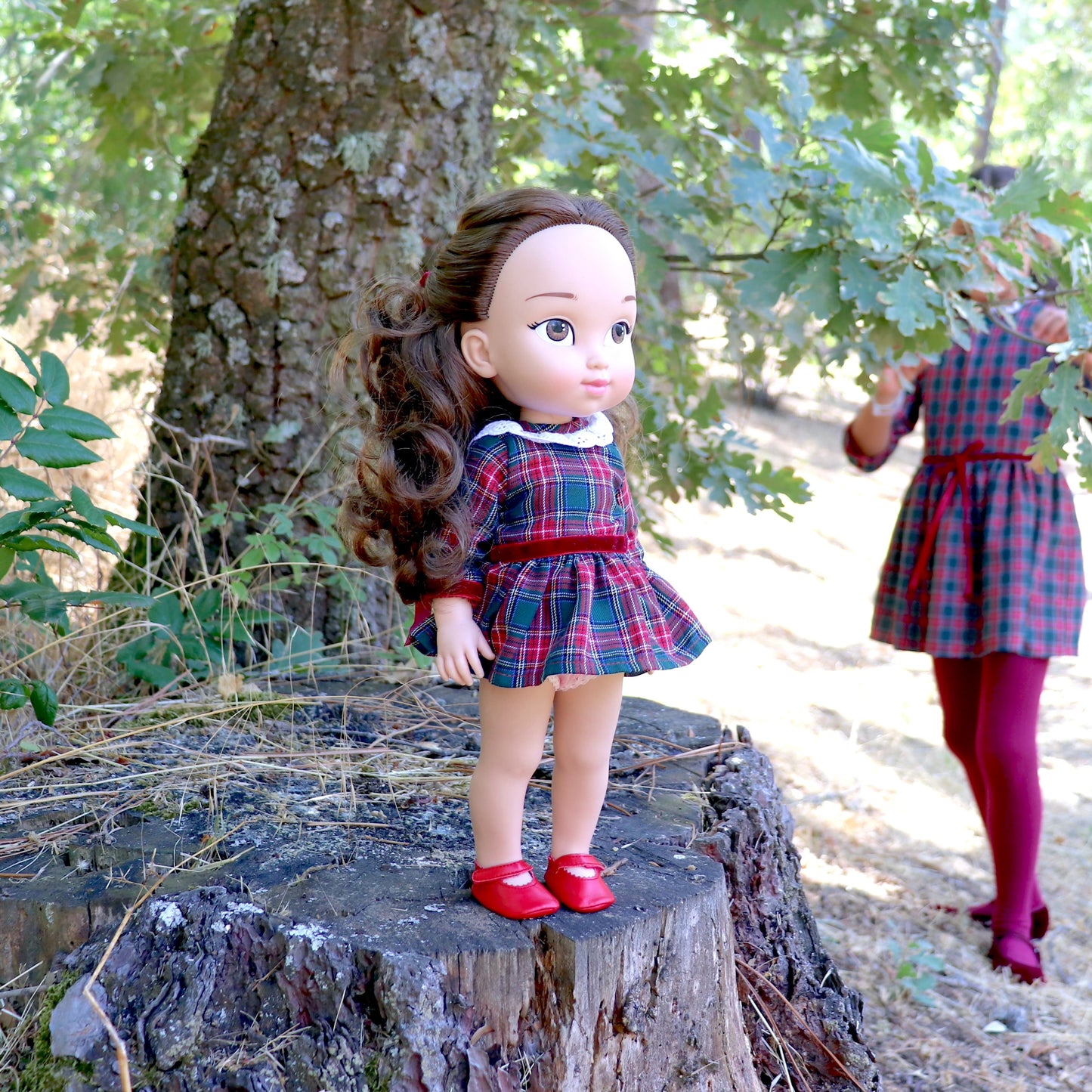 PALERMO checked dress – Doll