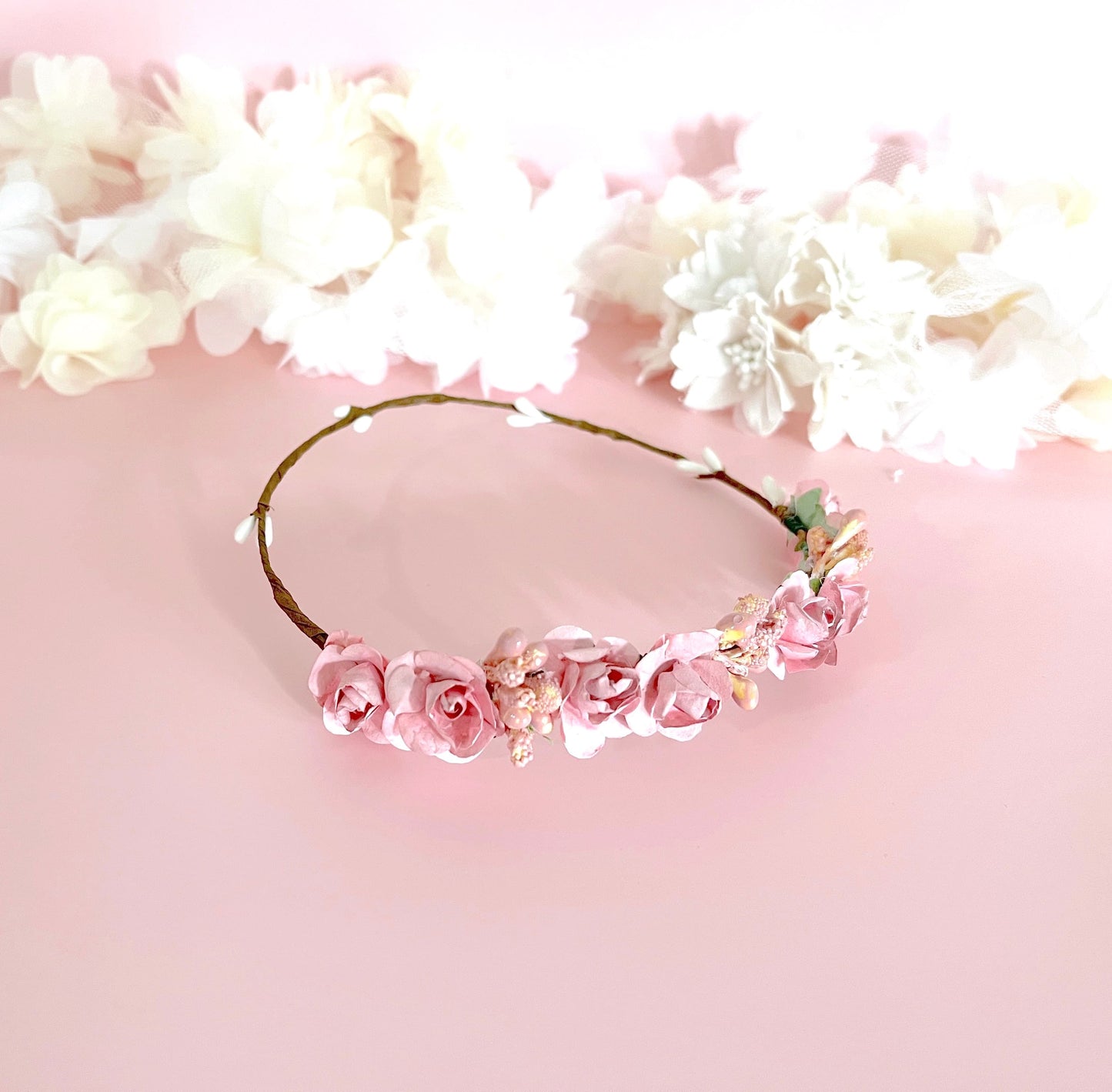 Coronita ROMANA muñeca - Rosas