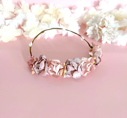 Coronita Iceberg  muñeca - Rosa EMPOLVADO