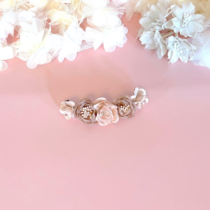 Tocado ROCHAS muñeca - Rosa NUDE