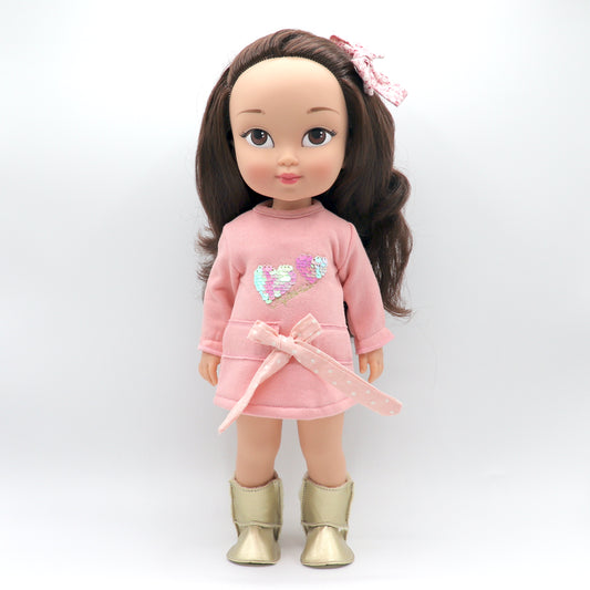 Hearts Dress – Doll