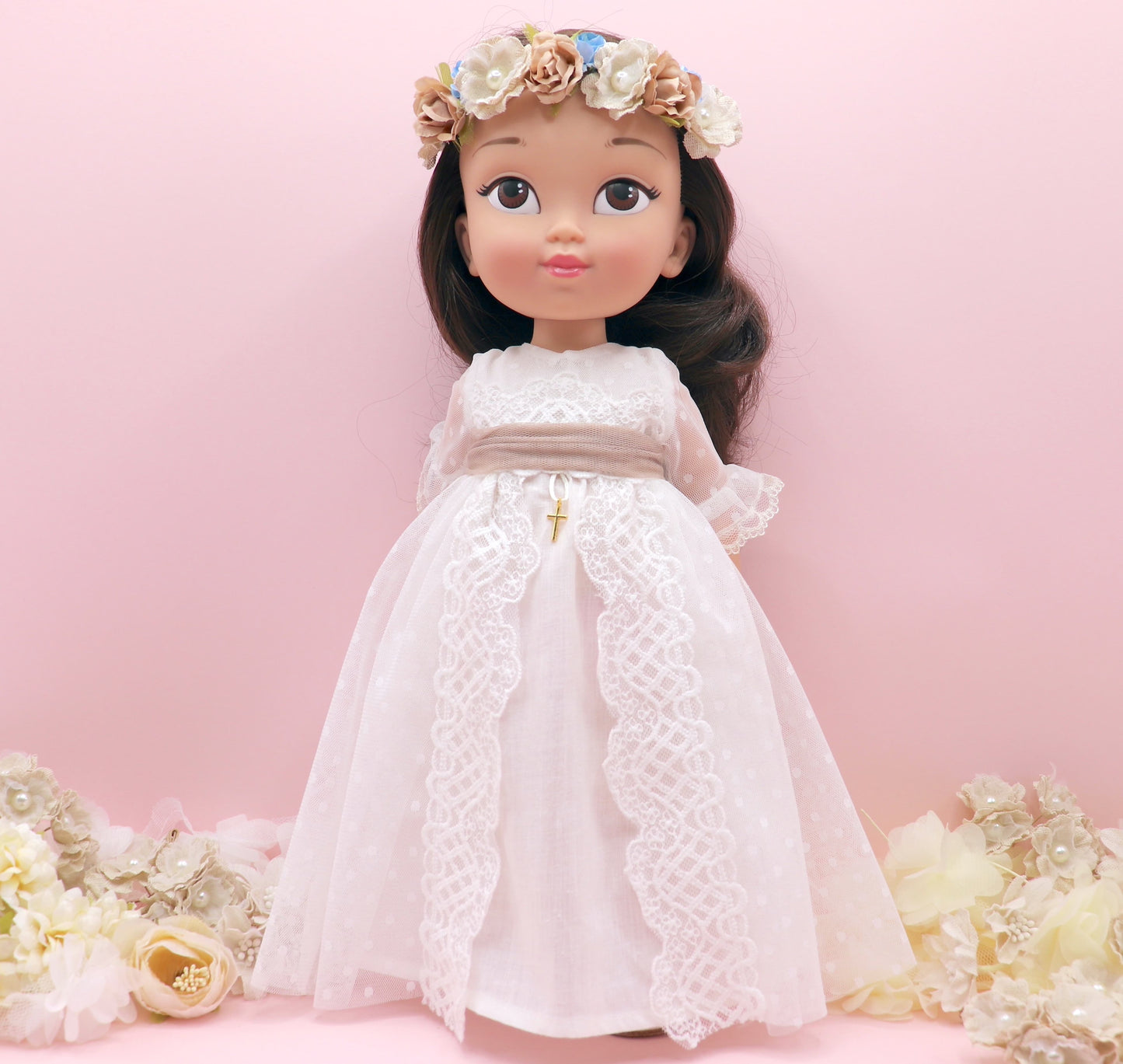 Muñeca de comunión personalizada con vestido Catalina