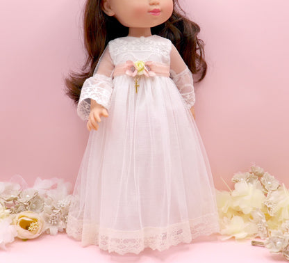 Vestido comunión muñeca Isabella