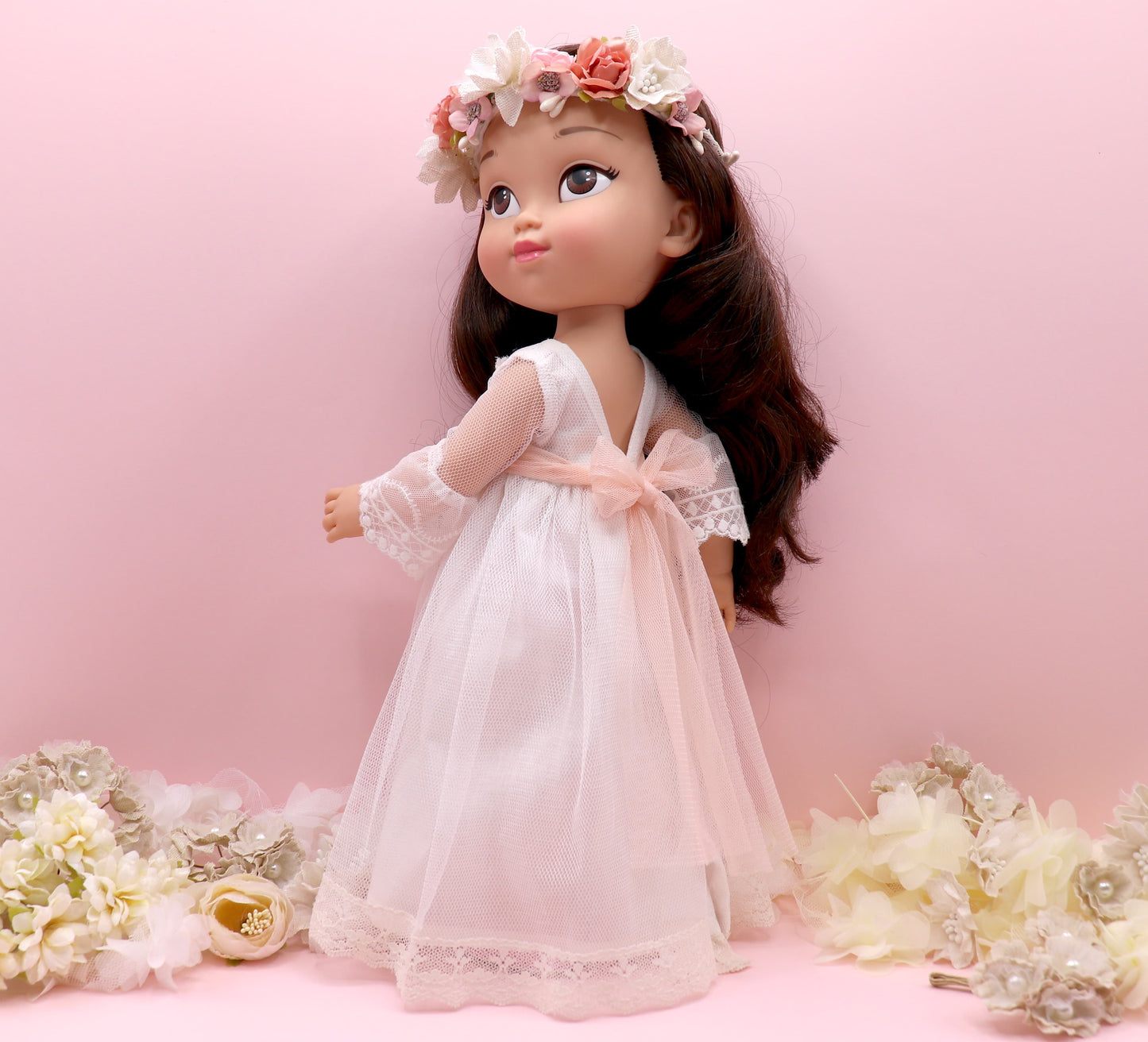 Muñeca de comunión personalizada con vestido Isabella