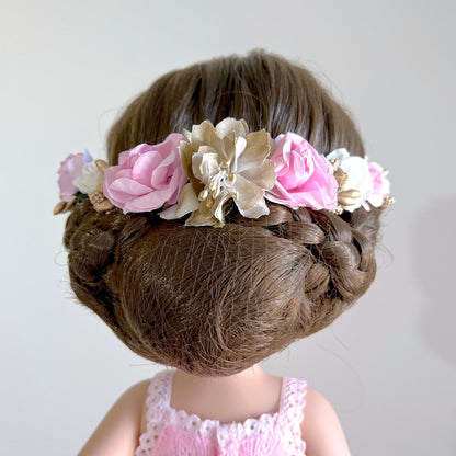 Moño trenzado - peinado muñeca