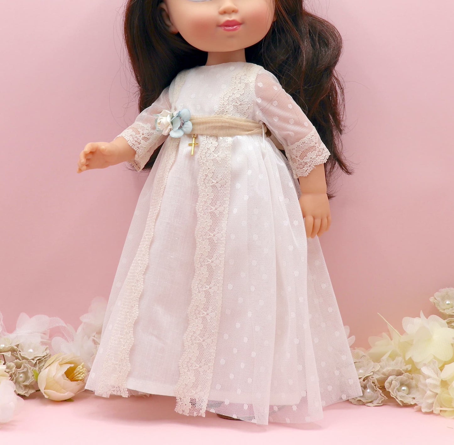 Vestido comunión muñeca Adrienne