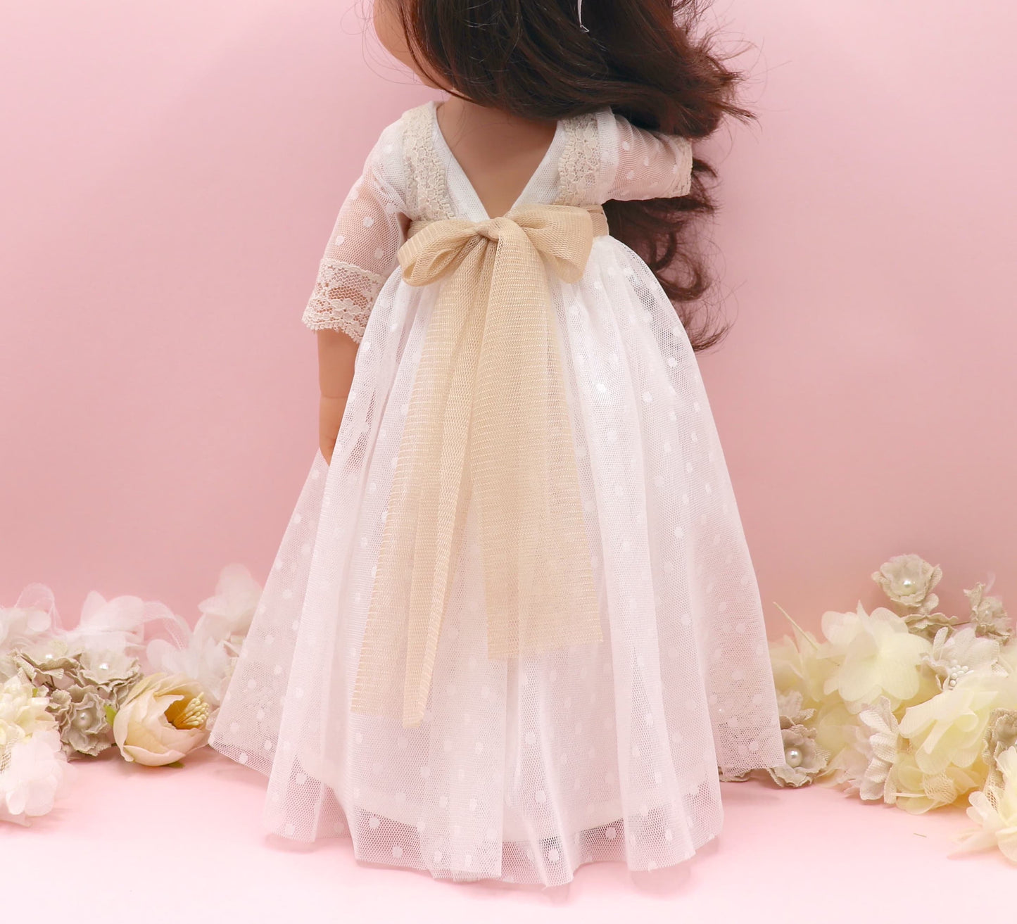 Adrienne doll communion dress