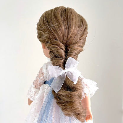 Updo de trança imperial - penteado de boneca