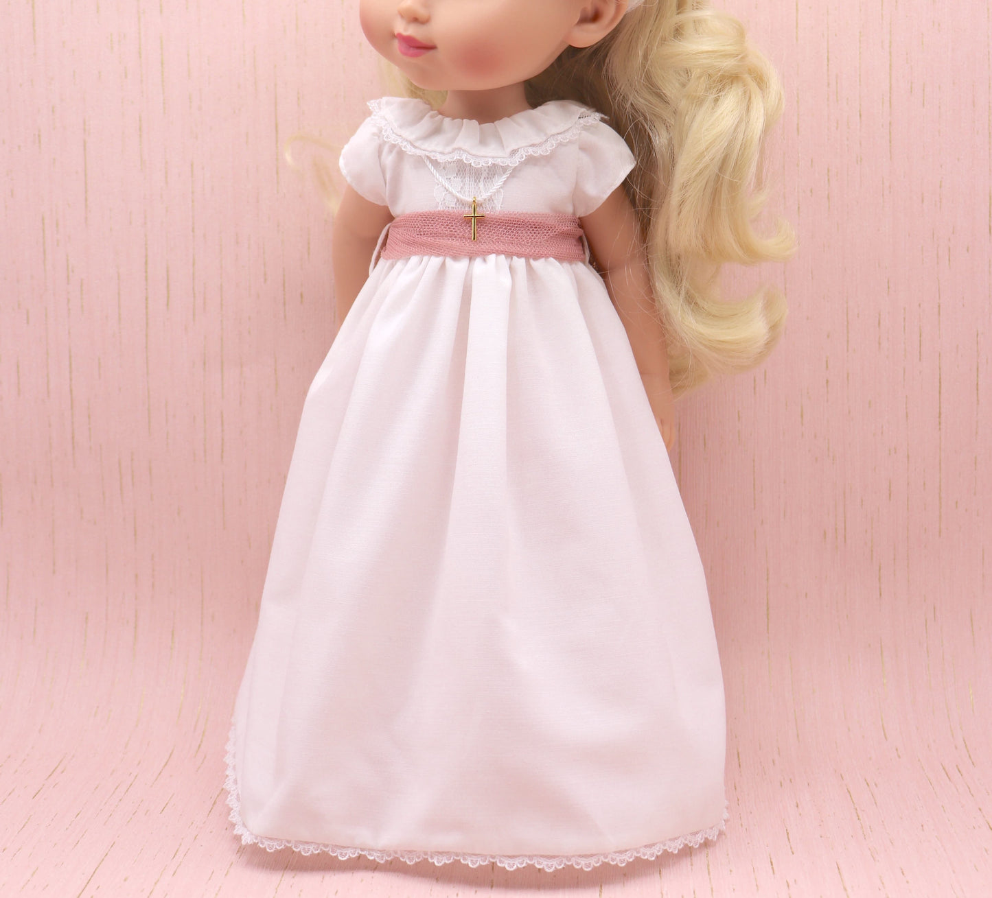 Zahara doll communion dress