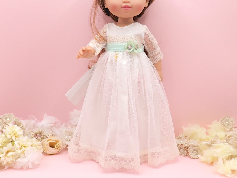 Adara doll communion dress