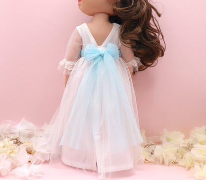 Olympia Cava doll communion dress