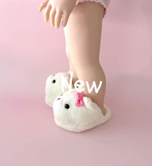 Mama and Papa Bear Slippers – Doll