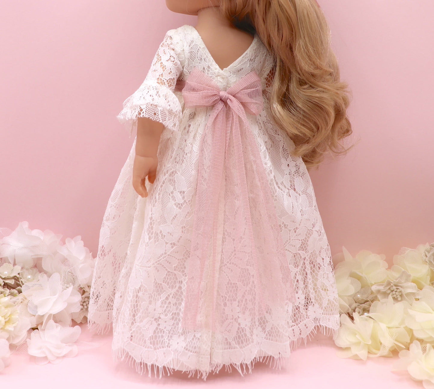 Minerva doll communion dress