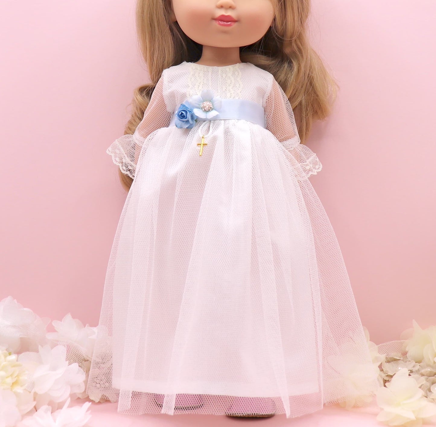 Atenea doll communion dress