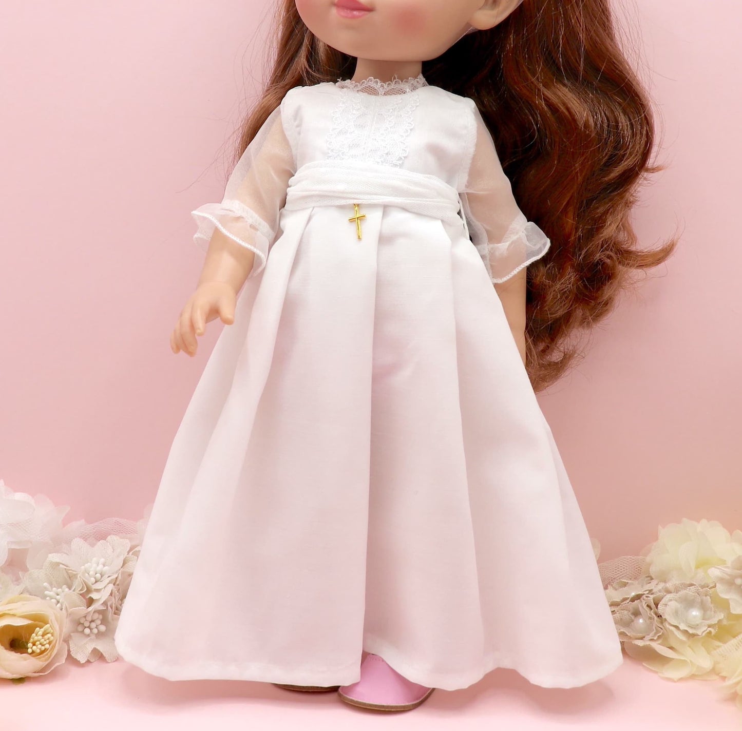 Agatha doll communion dress