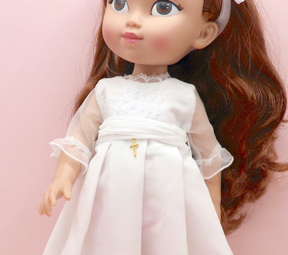 Muñeca de comunión personalizada con vestido Ágatha