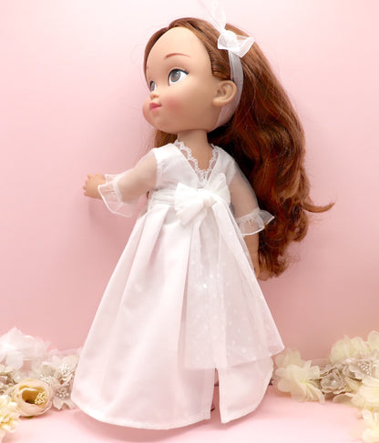 Muñeca de comunión personalizada con vestido Ágatha