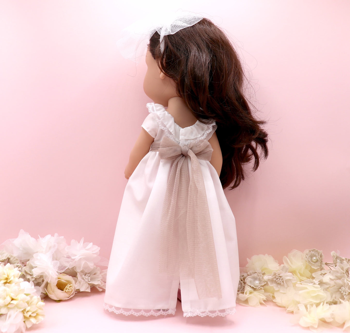 Personalized communion doll with Zahara dress