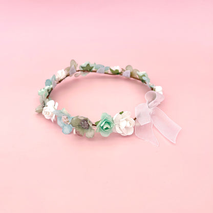 LADY doll crown - Aqua green