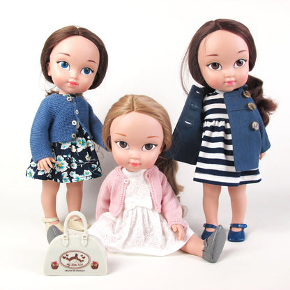 Vestido de verano bordado  –  Muñeca