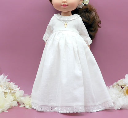 Cristina Lino doll communion dress