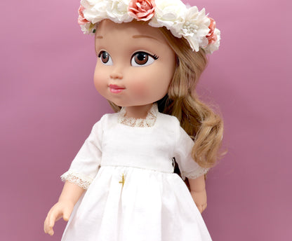 Serena doll communion dress 